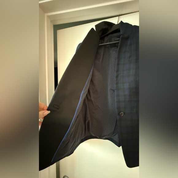 J. Crew wool black watch plaid Regent blazer - Picture 3 of 7